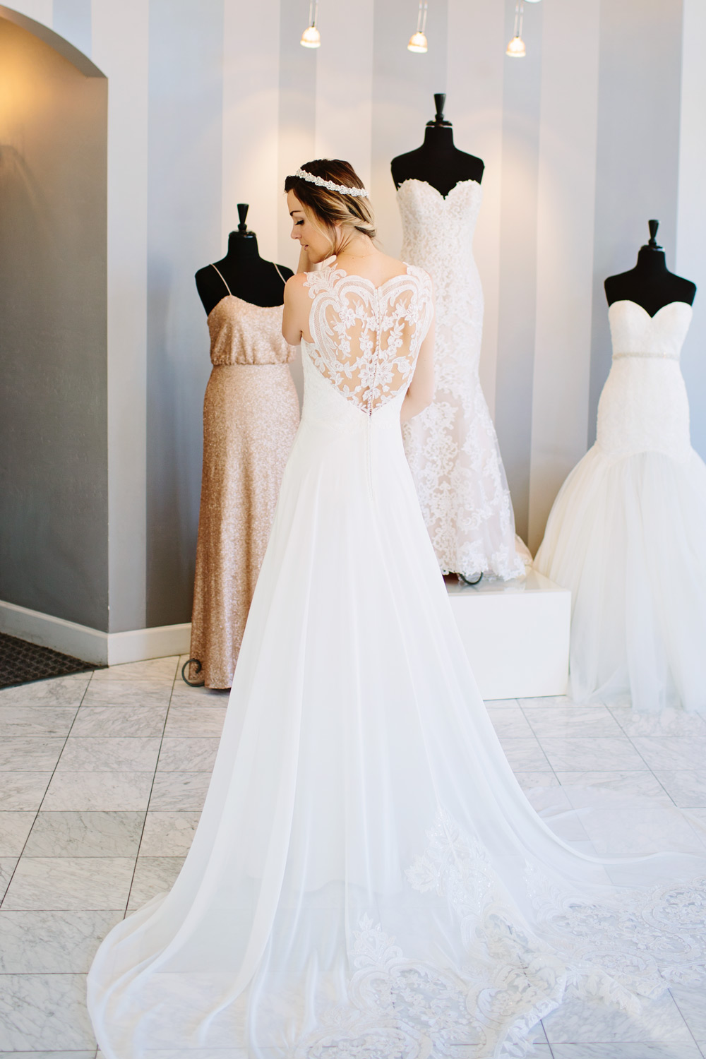 dash of darling caitlin lindquist essense of australia lace a line wedding gown uptown bridal boutique