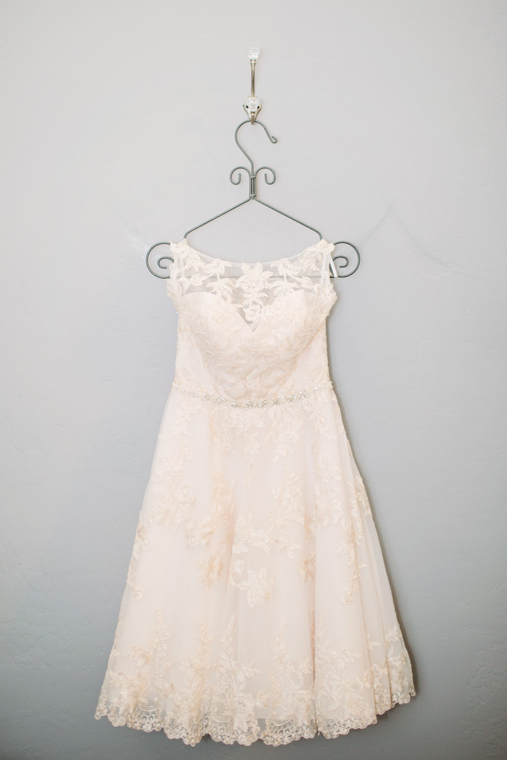 essense of australia wedding reception lace tea length dress