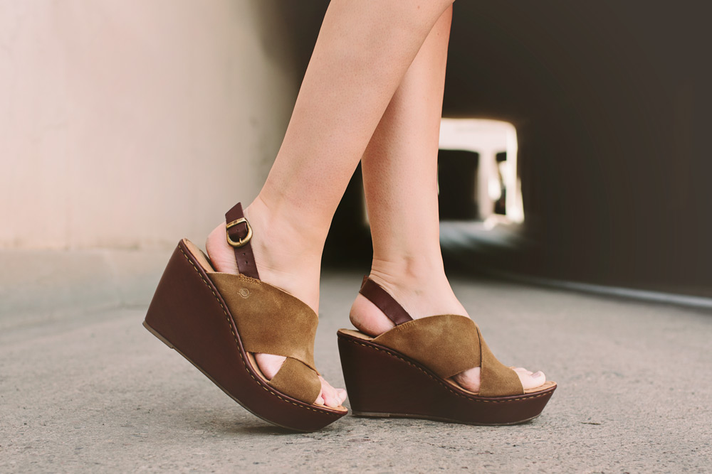 suede born emmy wedges shoes dash of darling
