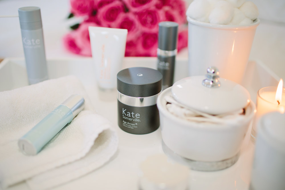 Dash of Darling reviews Kate Somerville skincare by sharing her favorite products for moisturizing, exfoliating and anti-aging.