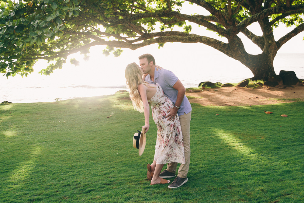Dash of Darling shares her anniversary celebration at the beautiful St. Regis Princeville in Kauai Hawaii with her husband while wearing Zimmermann.