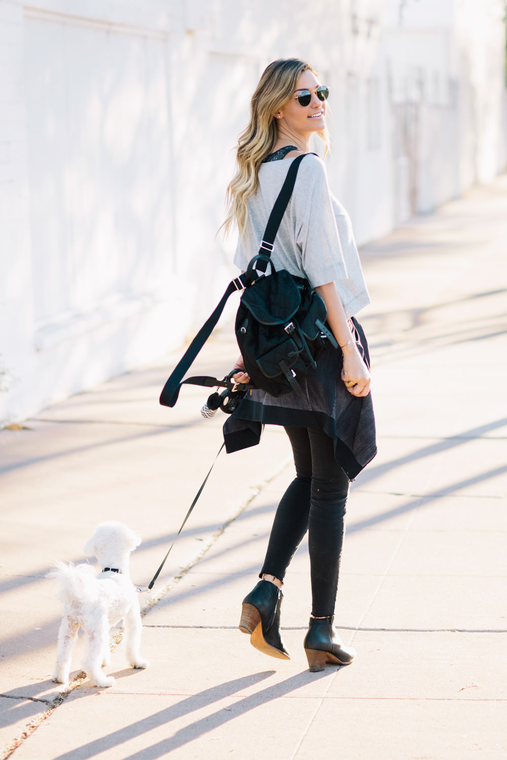 Dash of Darling styles Lucy Activewear for running errands in a casual athleisure outfit.