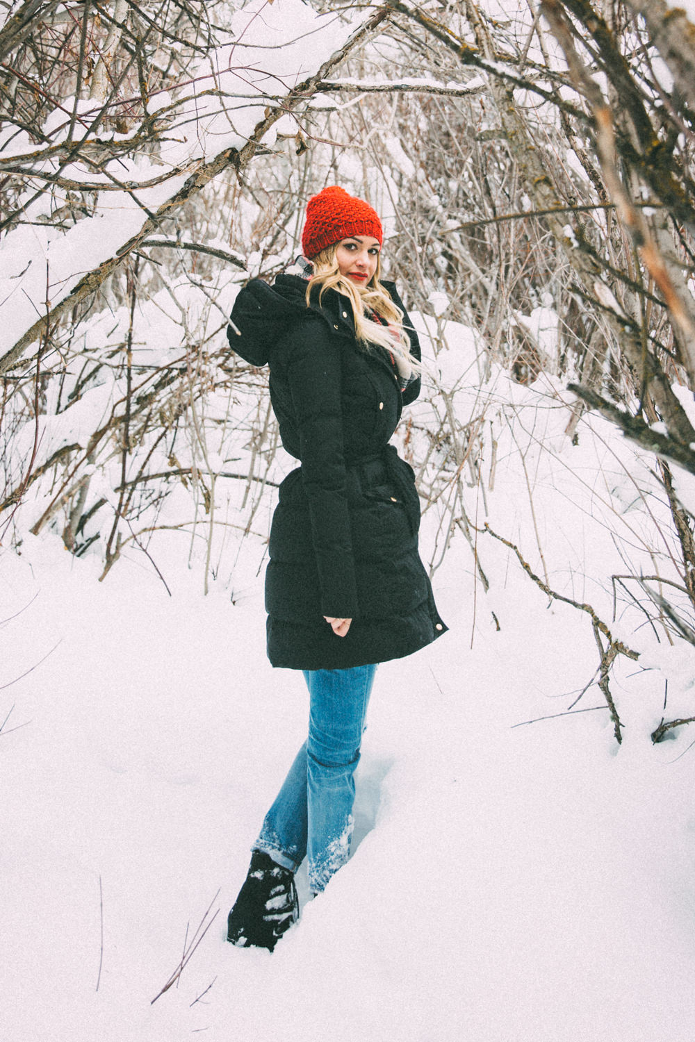 Winter Outfit in Jackson Hole by Dash of Darling