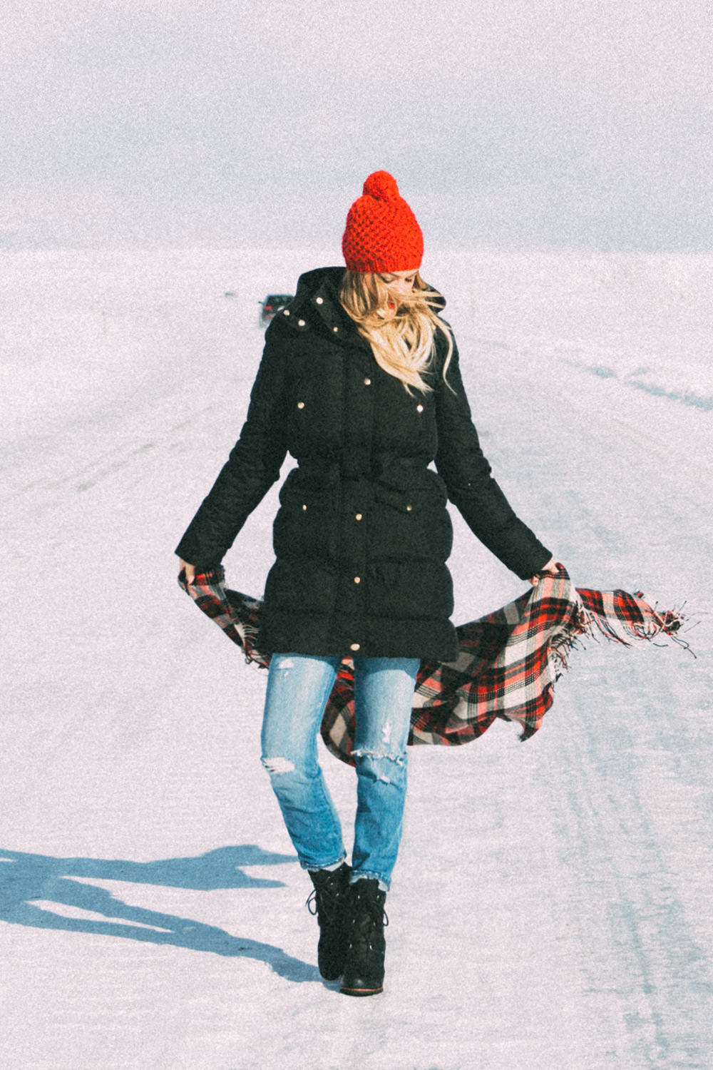 Winter Outfit in Jackson Hole by Dash of Darling