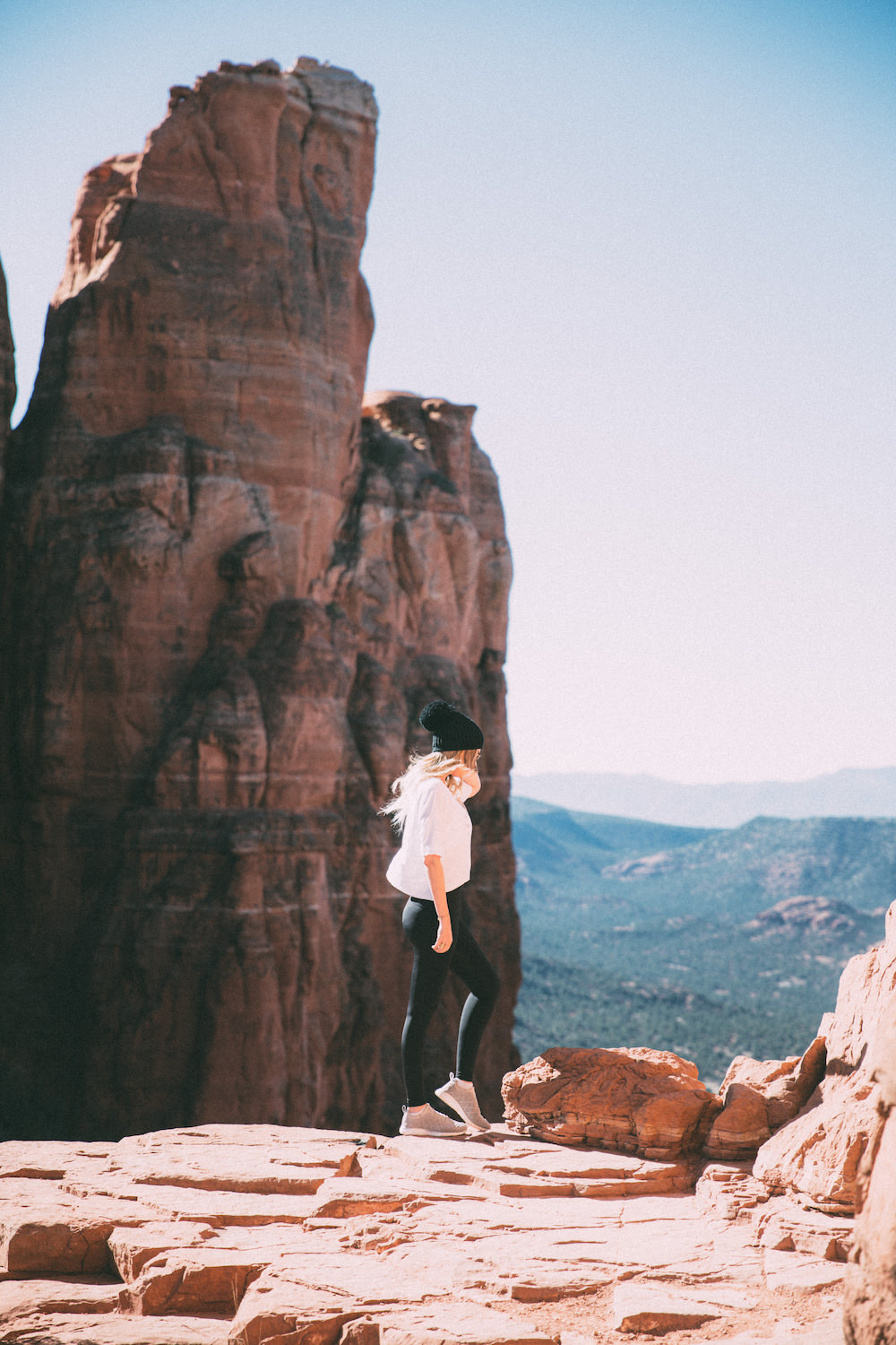 dash of darling shares her adventures hiking cathedral rock in sedona, arizona