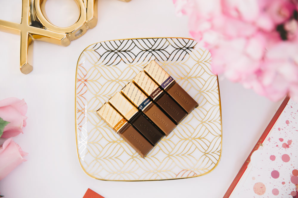 Dash of Darling shares her favorite Valentines Day chocolates by Merci, available at Target.