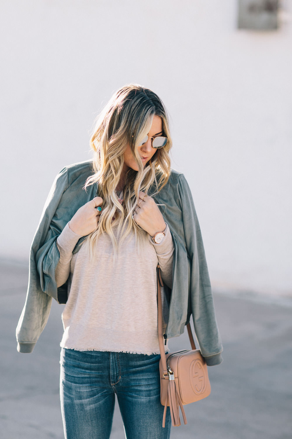 Dash of Darling styles a spring transition outfit with Stitch Fix