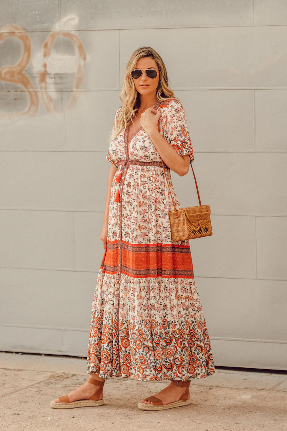 Dash of Darling | Spell Designs Fall Floral Maxi Dress